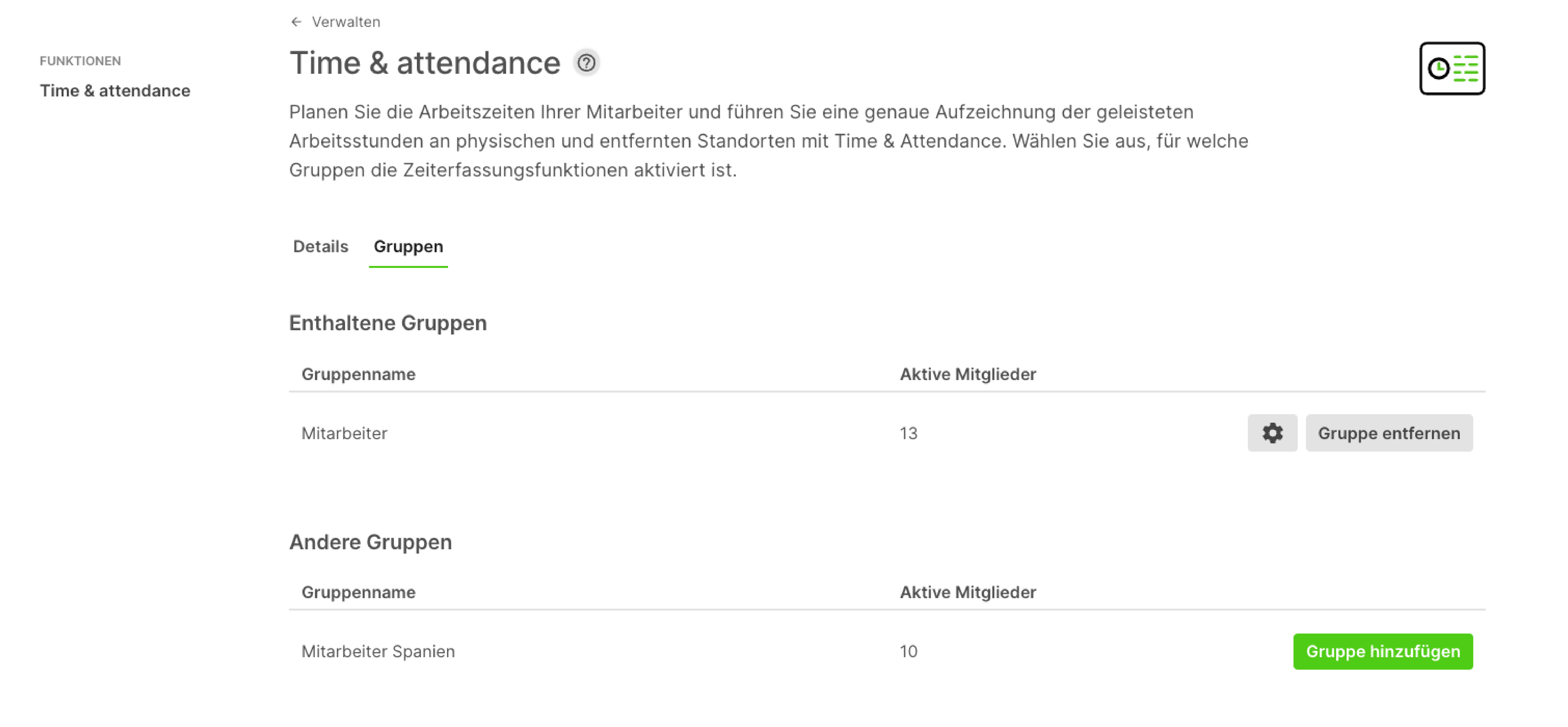 Time and Attendance