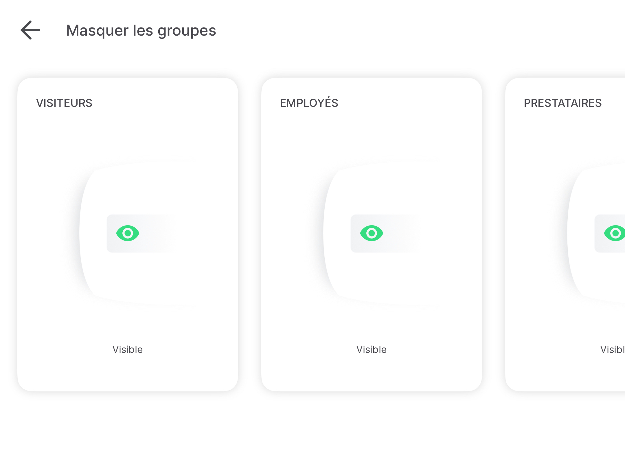 Manage Hidden Groups