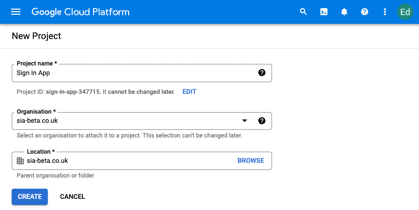 SSO Icon for Google