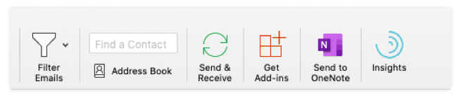 The Get Add-ins button on the Outlook ribbon