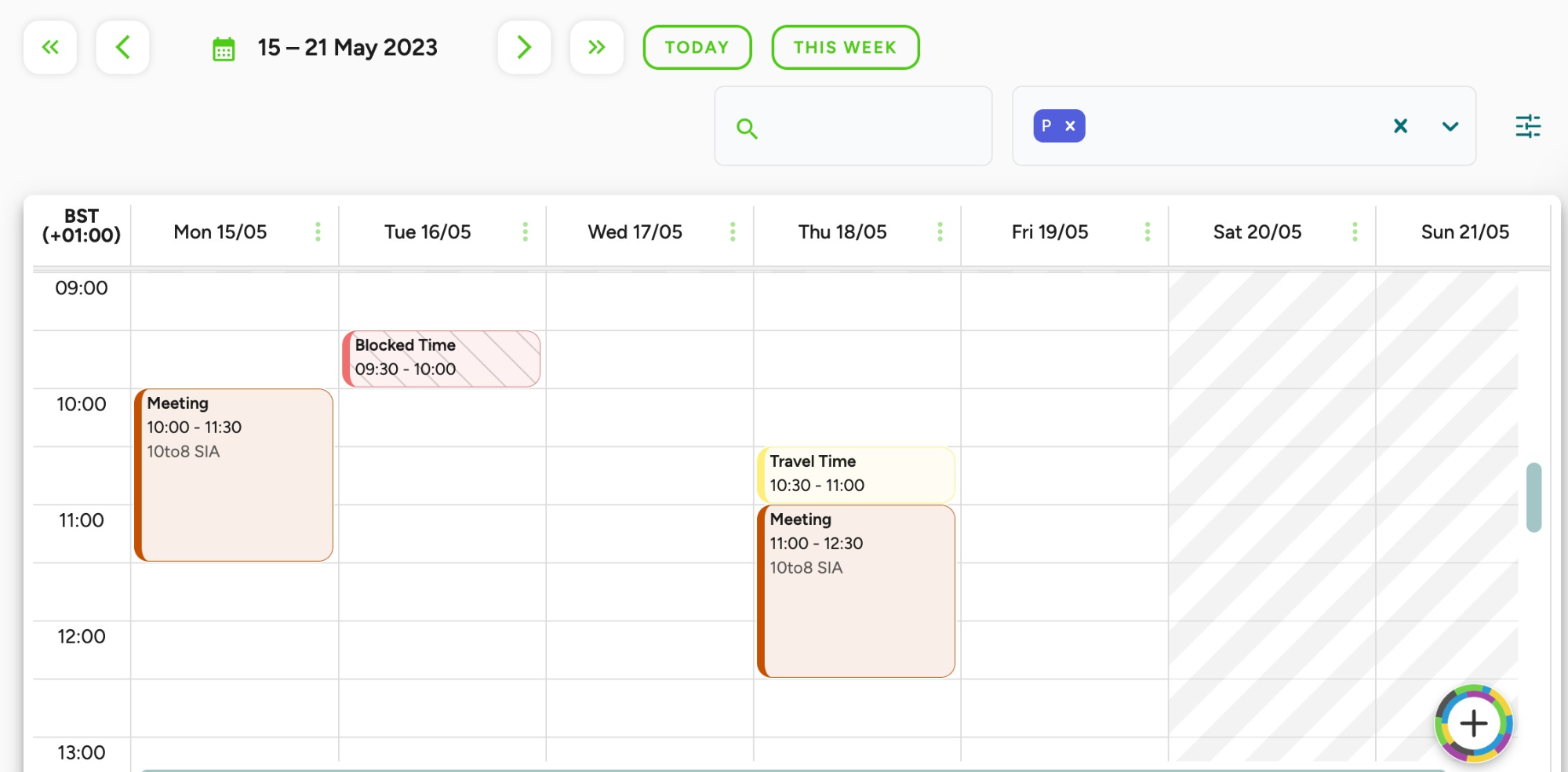 Screenshot of portal showing geofence setup