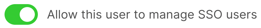 How to set the SSO admins