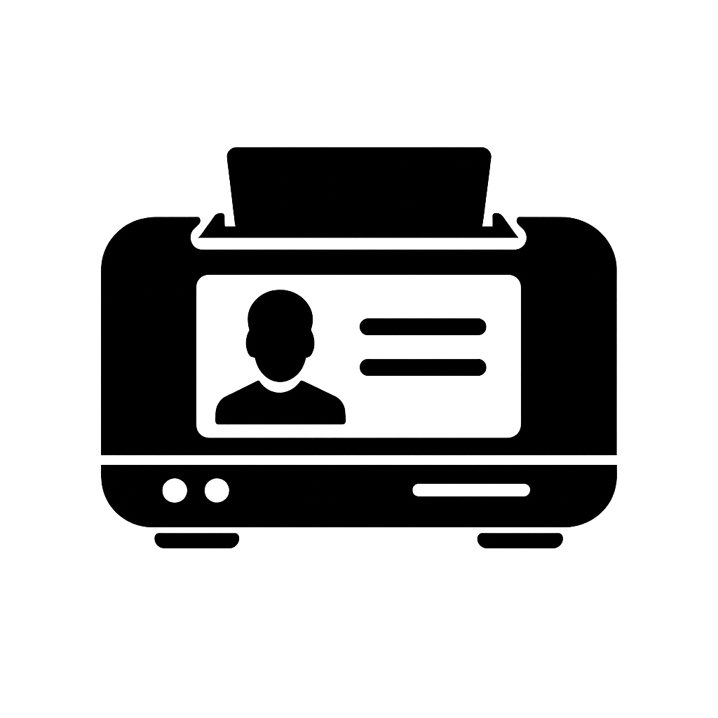 Badge printer icon