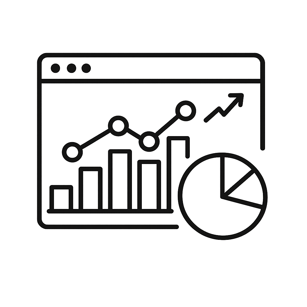 metrics icon outline