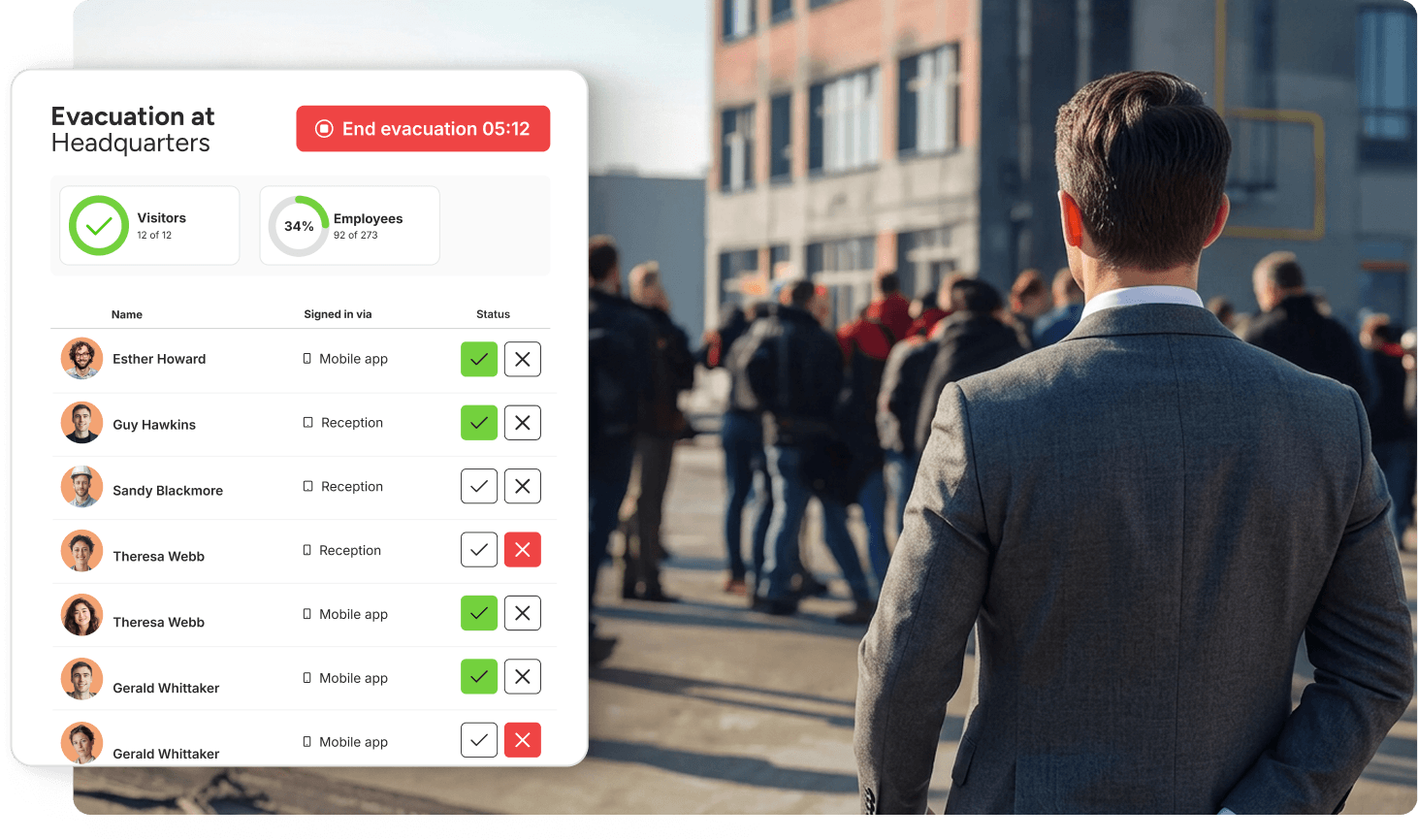 Evacuation-business+UI