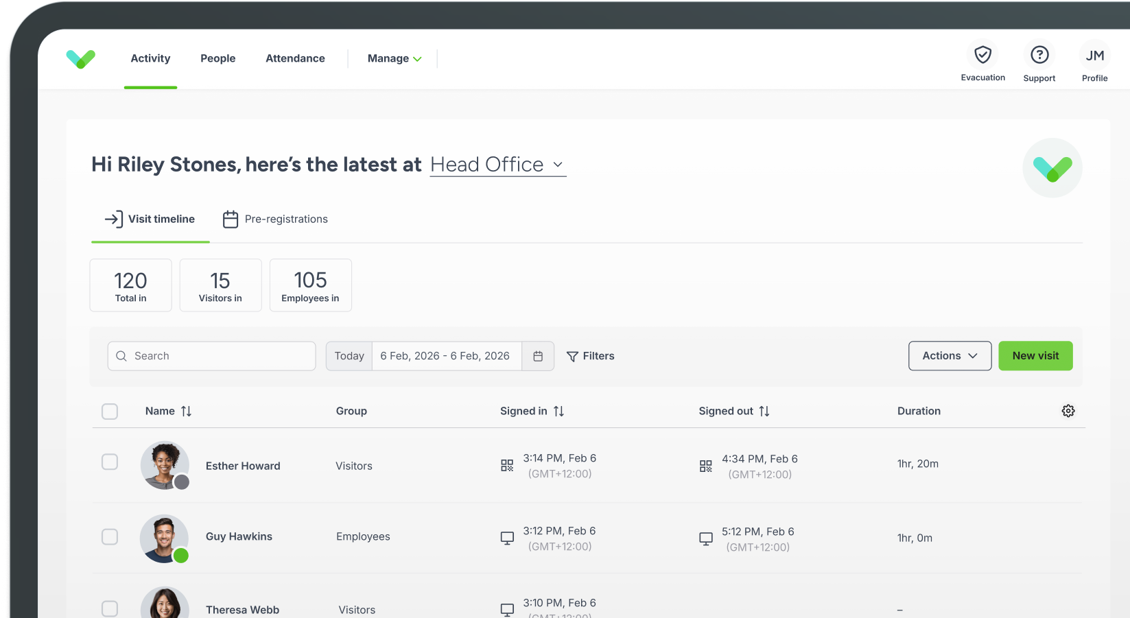 UI mockup