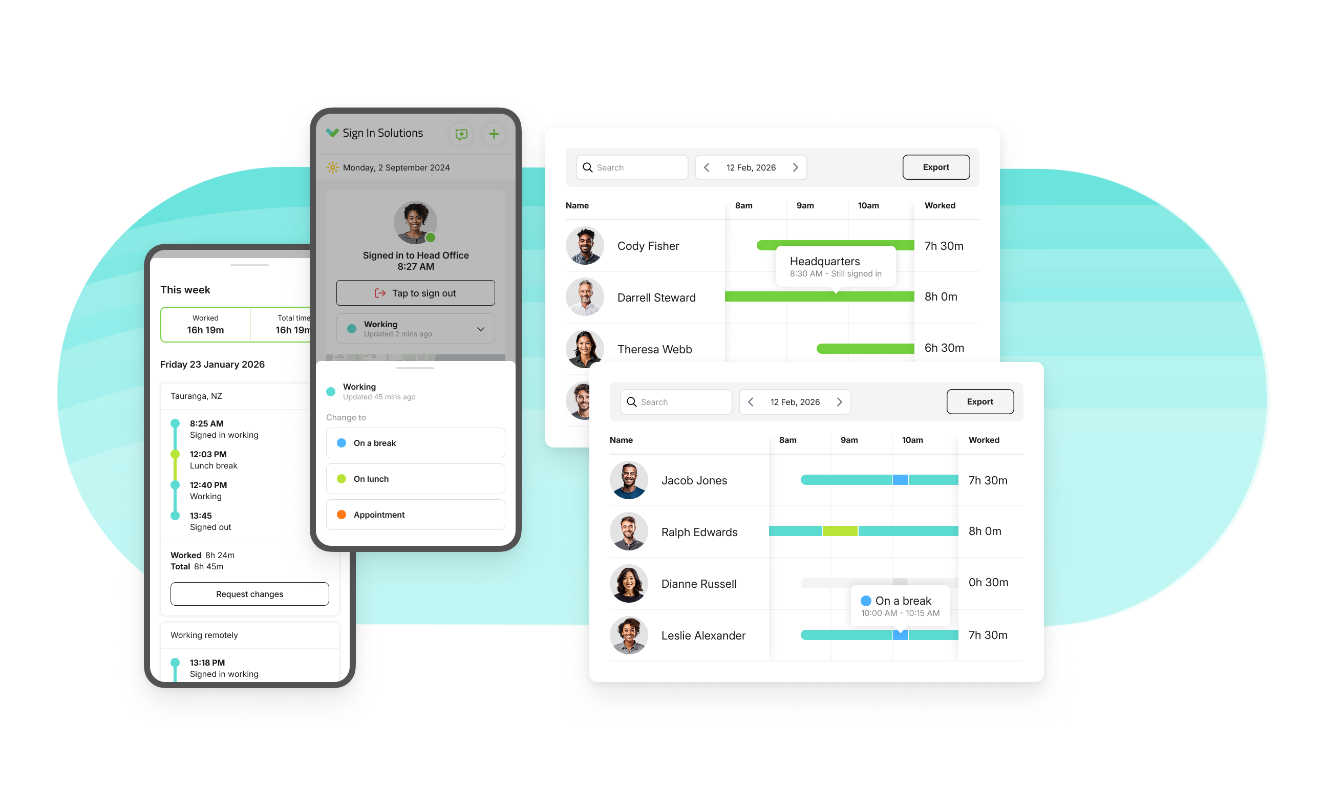 Time Tracking Signs Attendance & Employee Time Tracking Software | Sign In App